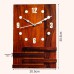 Wall Clock Wooden Rectangular Vastu Wall Clock